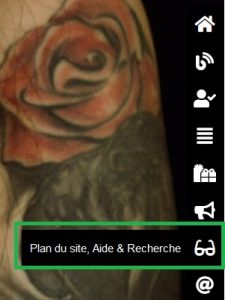 Accès à la page d'aide via le Menu Flottant